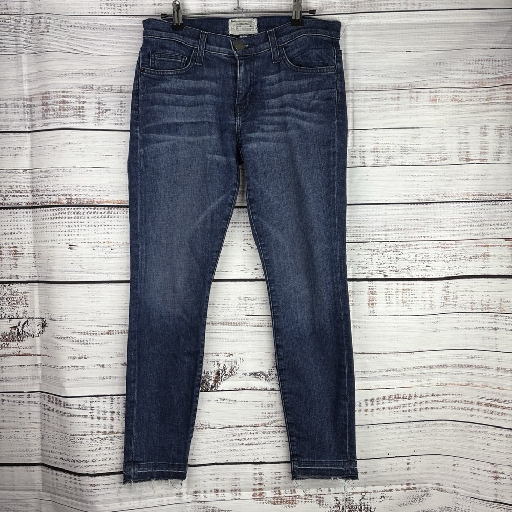 Current Elliott Denim Skinny Stiletto Jeans /‎ Wallace With Released Hem 27 80s